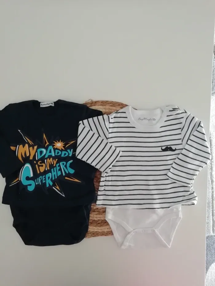 Lot de 2 body/pull 12 mois