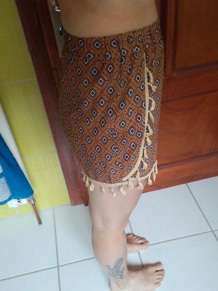 Short femme fluide brun Shein - photo numéro 7
