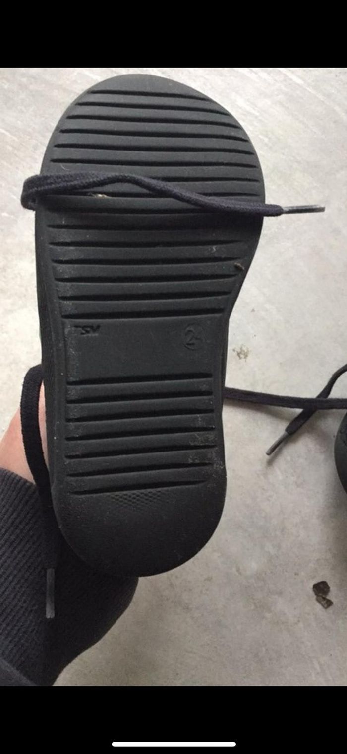 Chaussure cuir noire pailleté - photo numéro 4