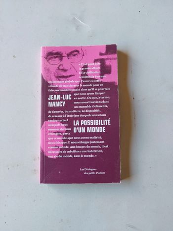 La possibilité d'un monde
