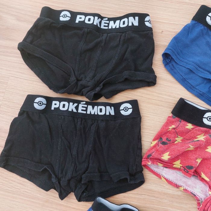 Lot de 5 boxers pokémon taille 4-5 ans - photo numéro 3