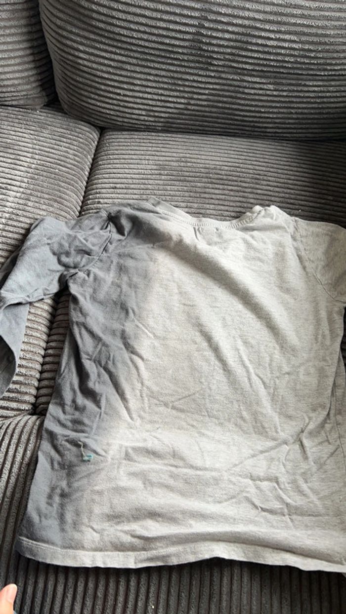 Tee shirt manches longues kiabi taille 12ans - photo numéro 4