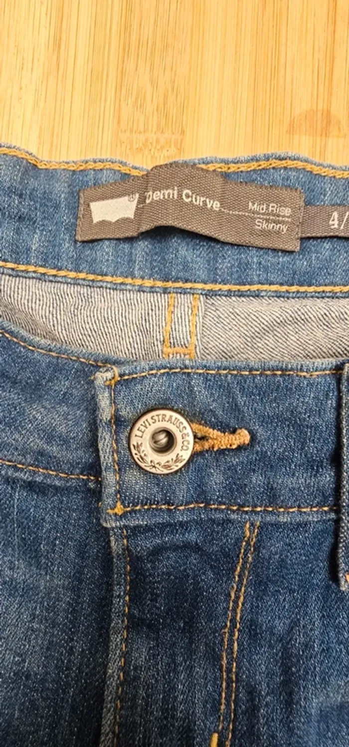 Levi's demi curve mid rise skinny T:36 W27 L32 +patch offert - photo numéro 6