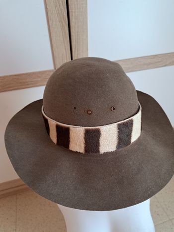 Chapeau hunter de safari velours