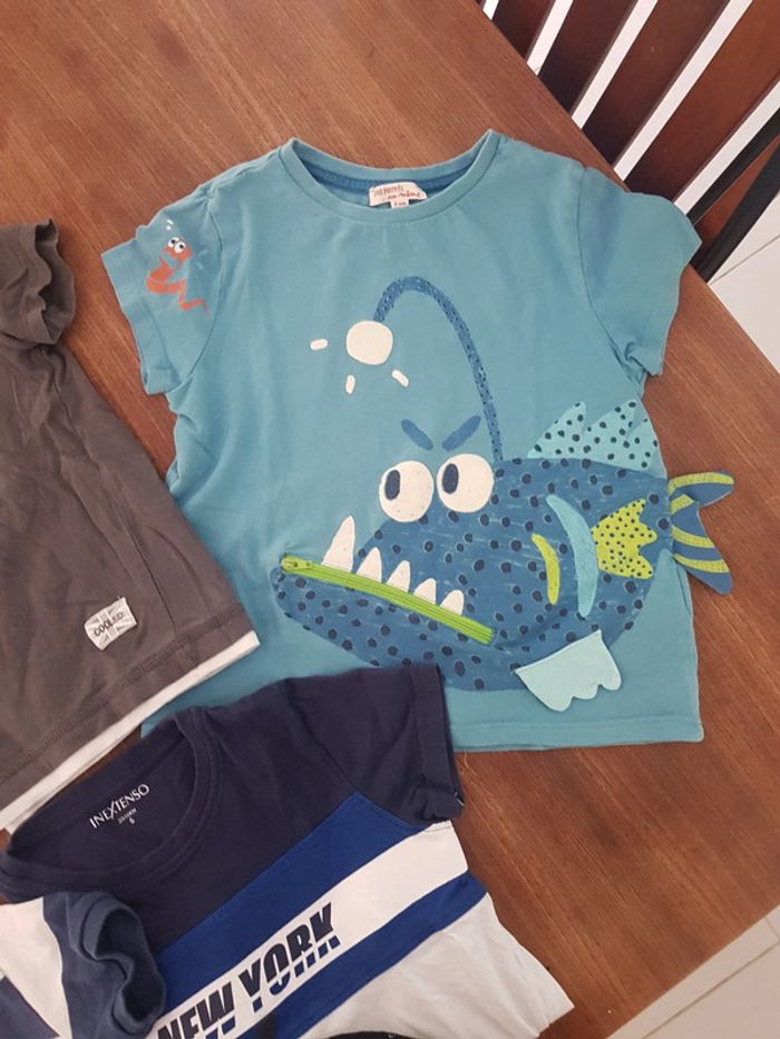 Lot tee shirt garçon 6ans - photo numéro 4