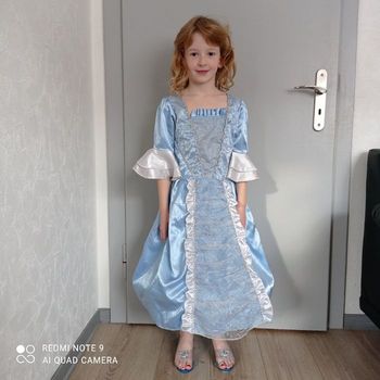 Robe de princesse bleue 6/7ans