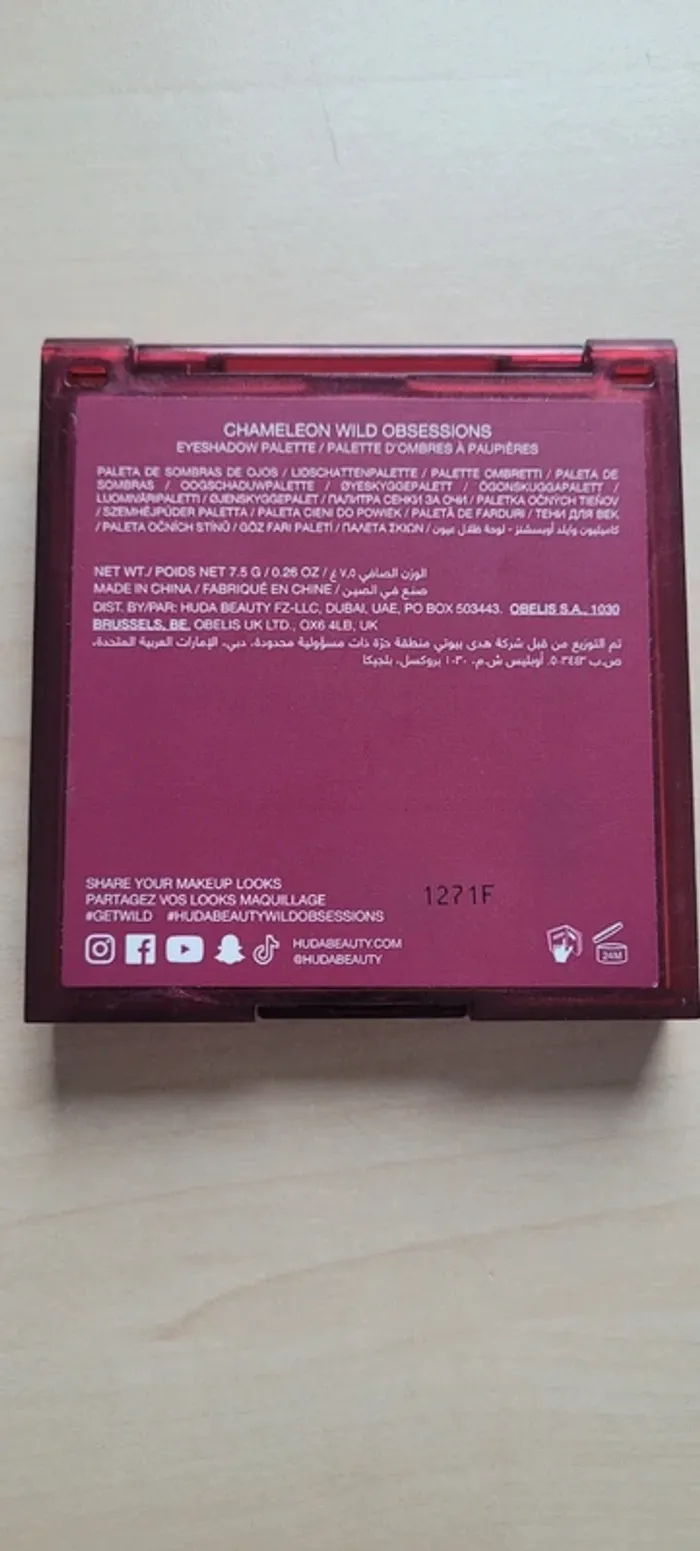 Palette huda beauty WILD chameleon - photo numéro 2