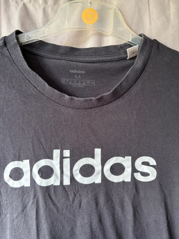 Tee shirt noir Adidas - photo numéro 2