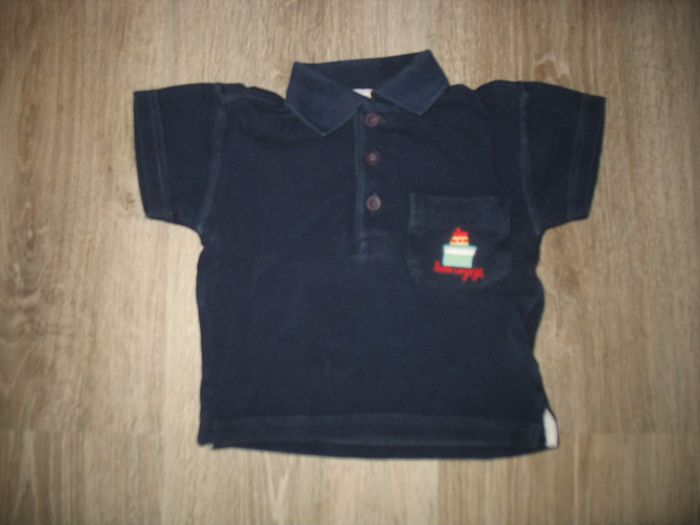 LOT DE 2 POLOS MC BÉBÉ GARÇON "DPAM & PETIT BATEAU" - 3 MOIS - n°01 - photo numéro 2
