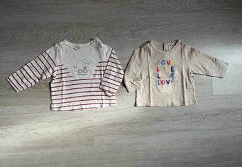 Lot sweat-shirt 6 mois
