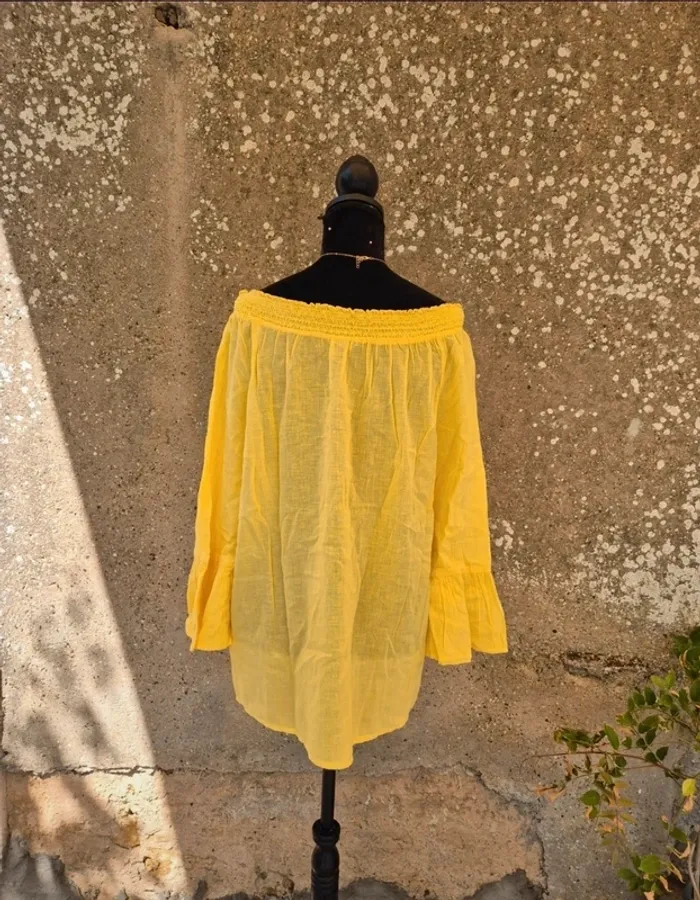 Blouse jaune Monoprix T.36 - photo numéro 2