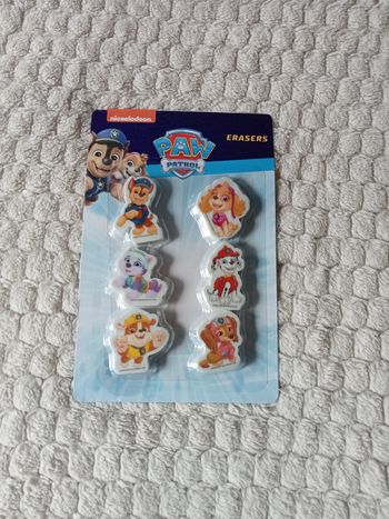 6 gommes Pat patrouille