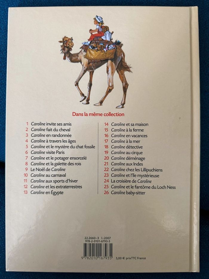 Livre rare Caroline en Égypte album vintage de Pierre Probst Hachette Jeunesse - photo numéro 2