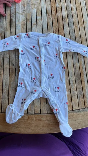 Pyjama manches longues  I love Dad H&M - 2/4 mois