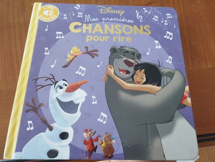 Livre sonore - Disney - chansons pour rire