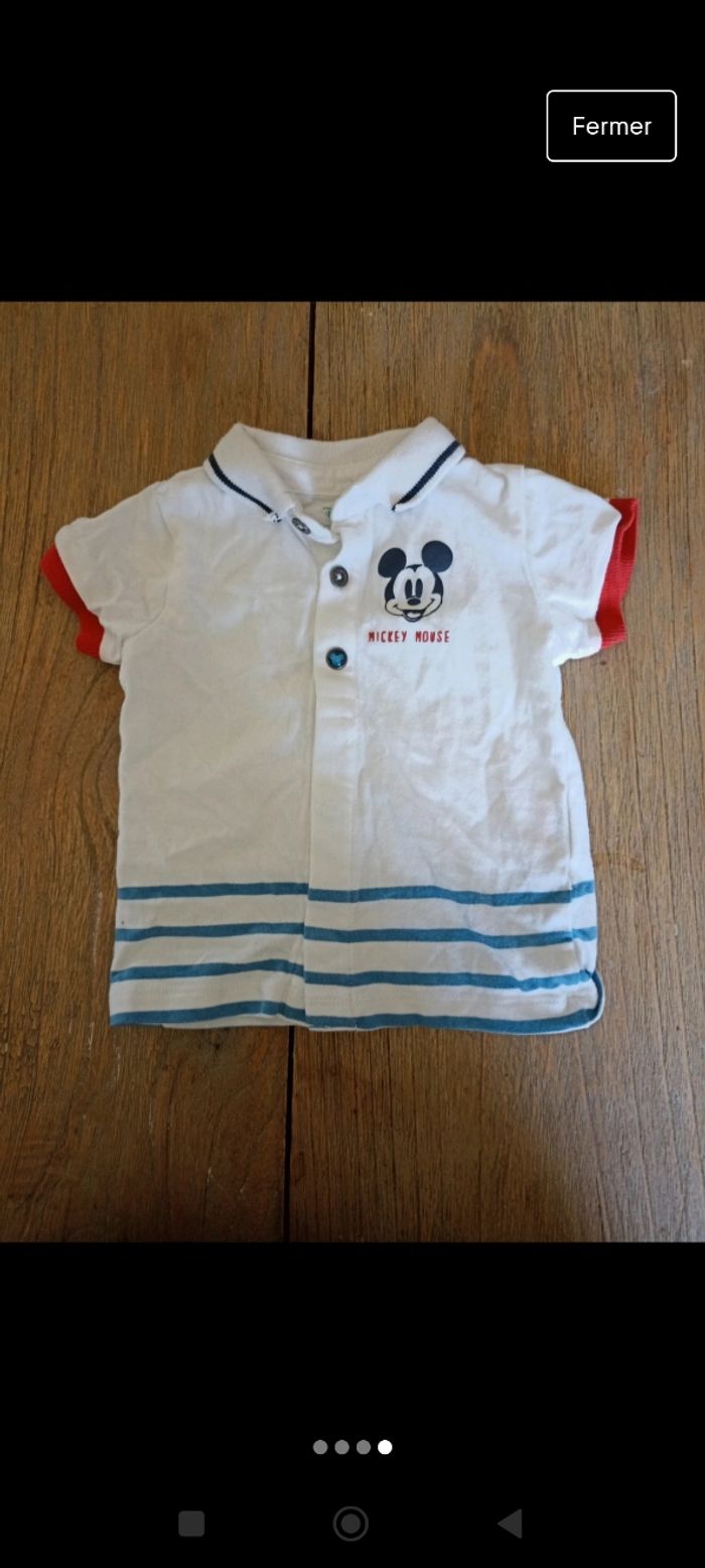 Lot de 3 polos manches courtes 3 mois - photo numéro 4