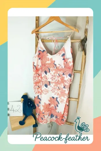 Robe orange edji neuve 42