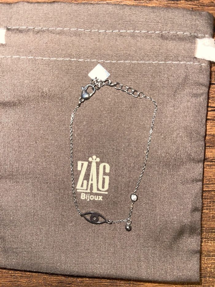 Bracelet Zag œil argent - photo numéro 2