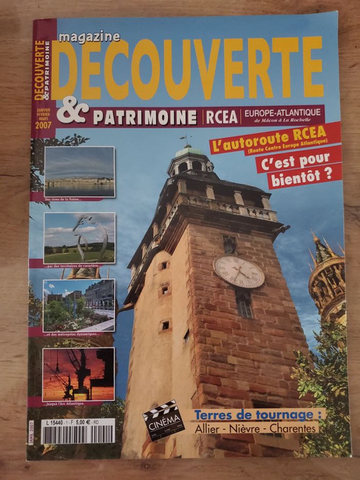 Découverte et patrimoine RCEA Allier Nièvre Charentes