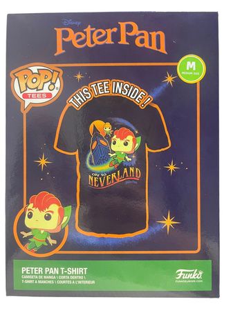 T-Shirt Funko Pop Tees Disney Peter Pan taille M neuf