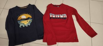 Lot deux t-shirts manches longues