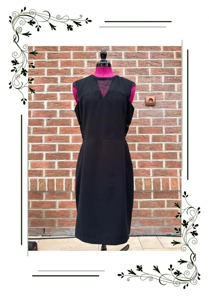 Superbe robe Morgan noire dentelle taille 40