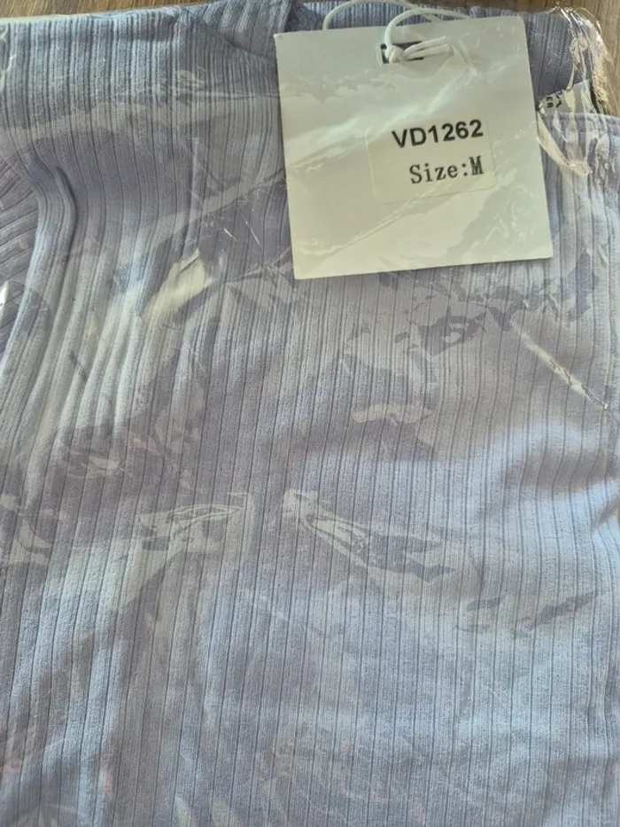 Robe Lila Manches Courtes Femme Taille M/38 - photo numéro 3
