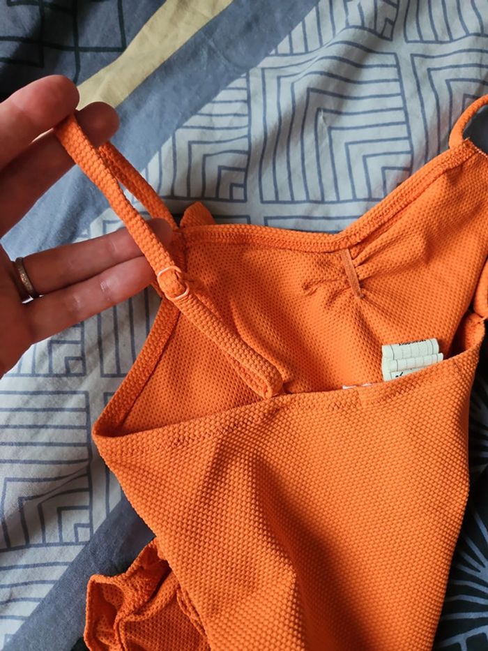 Maillot de bain orange 8 ans Monoprix - photo numéro 6