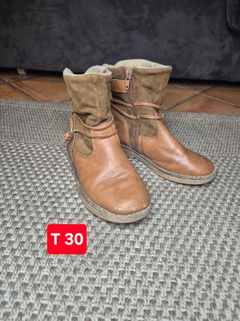 Bottines camel fille - T30