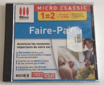CD-ROM faire-part