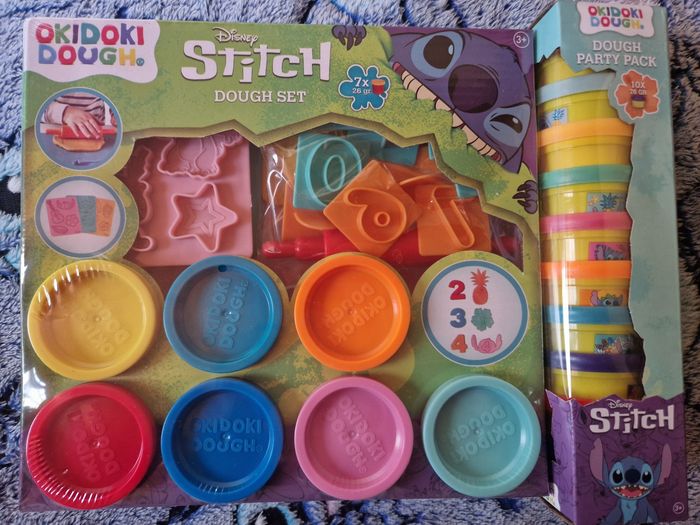 Kit de pâte à modeler Stitch + 10 petits pots