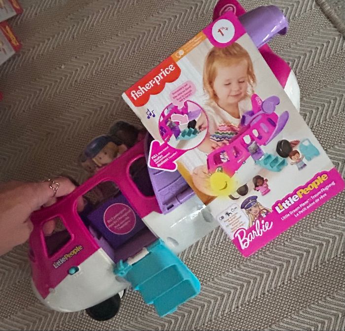 Avion de rêve Fisher-Price Barbie Little People – Neuf ✈️✨ - photo numéro 2