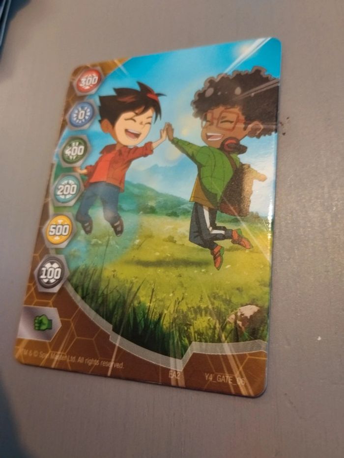 Carte magnétique Bakugan