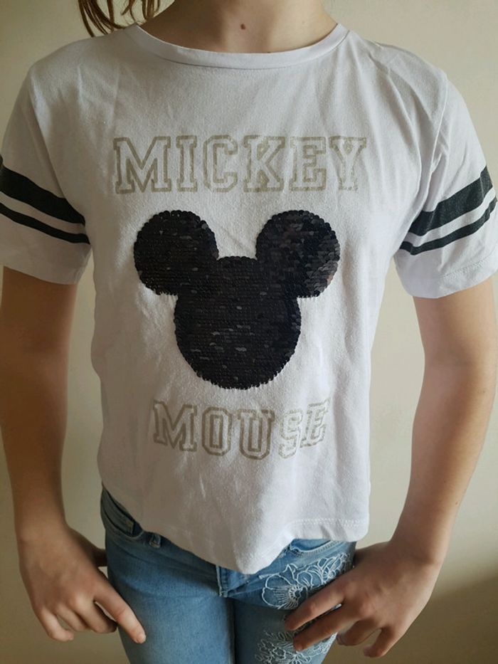 Tee shirt Mickey Mouse 9-10 ans - photo numéro 3