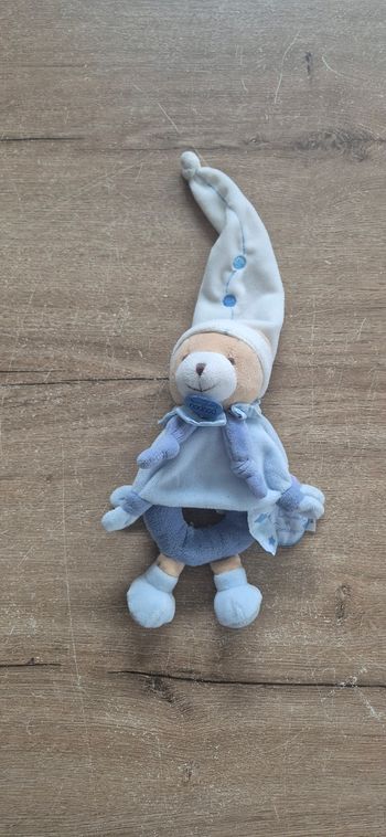 Doudou hochet ours Petit Chou 