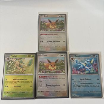 Lot carte pokeball ,masterball évolution prismatique ev8.5