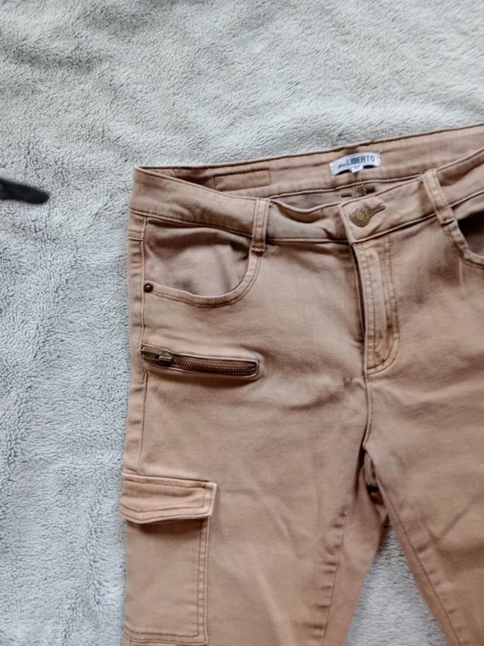Pantalon femme 42 caramel marron c68 - photo numéro 9