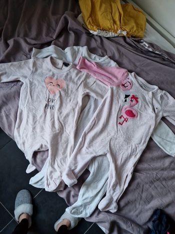 Lot de 4 pyjamas fille 6 mois
