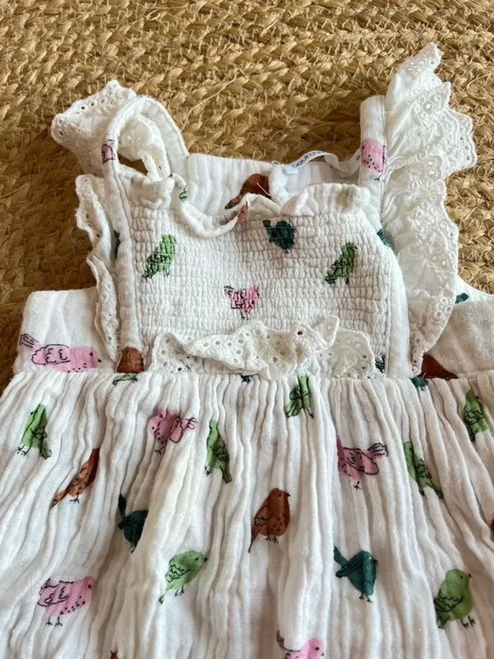 Robe gaze de coton et bloomer Bout’chou - photo numéro 2