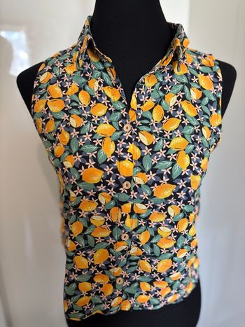 Chemise d’été motif citron 🍋 - Neuf sans étiquette - Bershka - Taille M