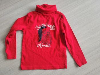 Pull fin père Noël 🎅 rock 4 ans