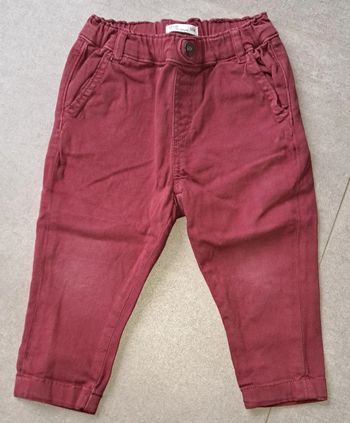 Jeans bordeaux 18 mois LC Kids