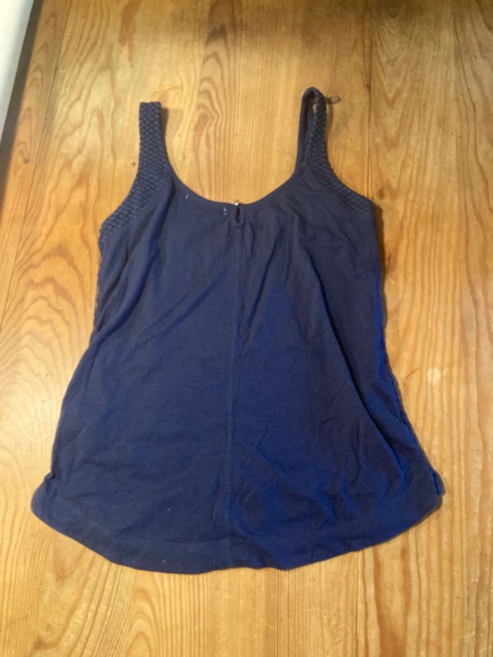 Débardeur Bershka bleu dentelle - photo numéro 3