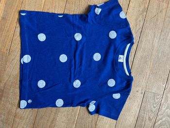 Tee-shirt bleu Petit Bateau 8 ans