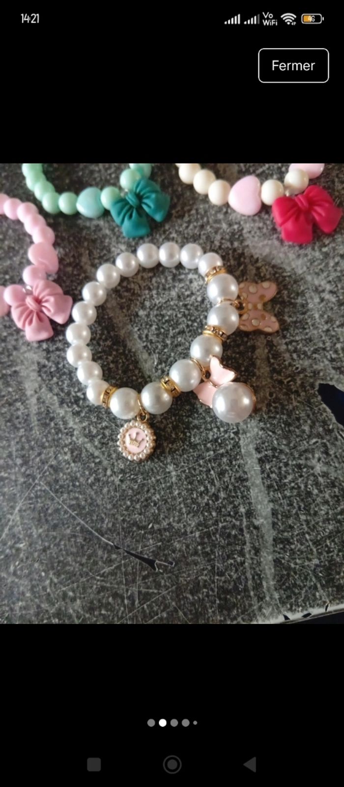 Lot 4 bracelets élastiques enfant - photo numéro 6