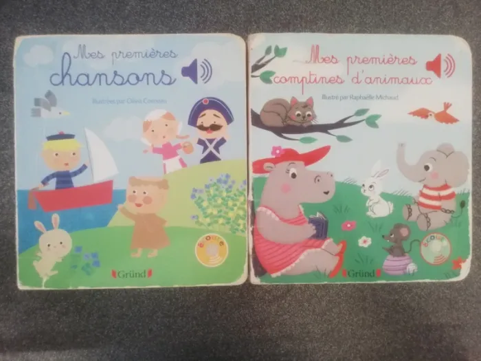 Lot de deux livres pour bébé
