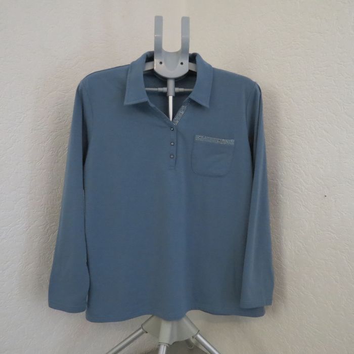 ✨ Haut Thermolactyl bleu – Doux, chaud et élégant ! ✨ - photo numéro 2