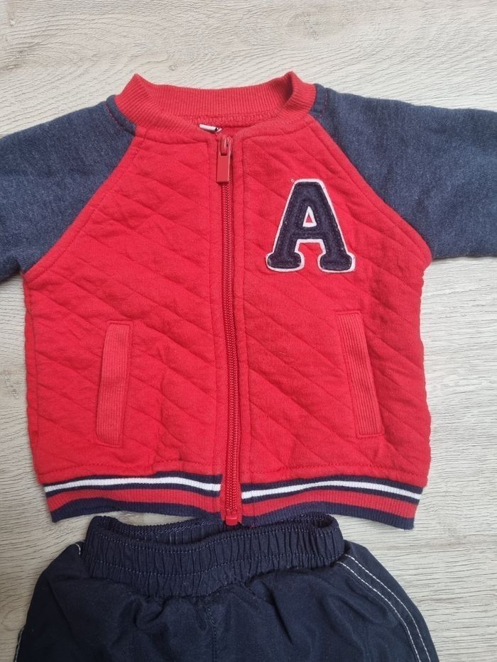 ​Ensemble Sport / Jogging Bébé Garçon 6 mois Neuf (Rouge & Bleu) - photo numéro 2
