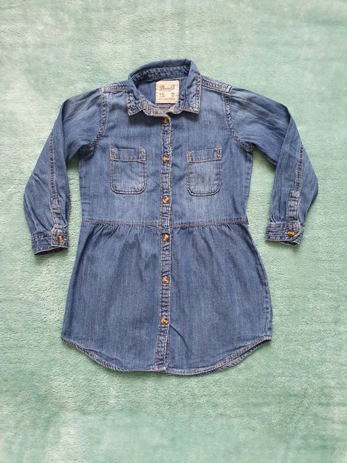 Très jolie robe jean 4.5 ans 110 cm