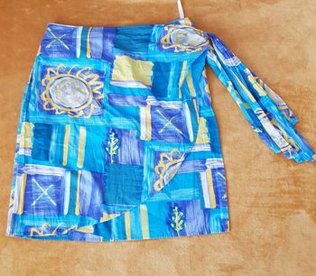 Jupe femme portefeuille 100% coton, made in France 🇨🇵